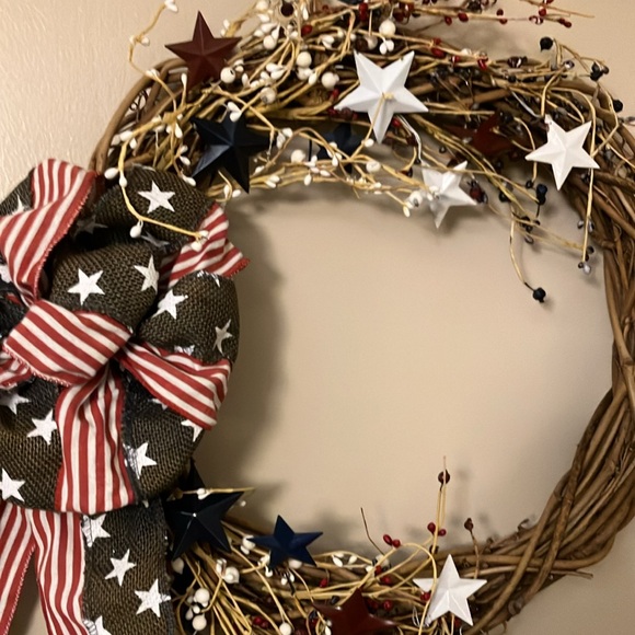 Kirkland’s Patriotic Stars & Stripes Wreath - 4th of July - Picture 4 of 4